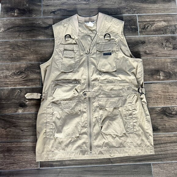 Columbia Sportswear  Men's Size XL Fly Fishing Vest Hunting Photography Vintage - Picture 1 of 6